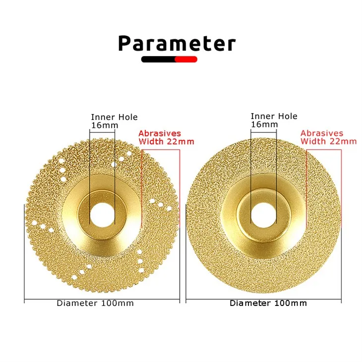 Llafn Torri a Malu Diemwnt electroplated