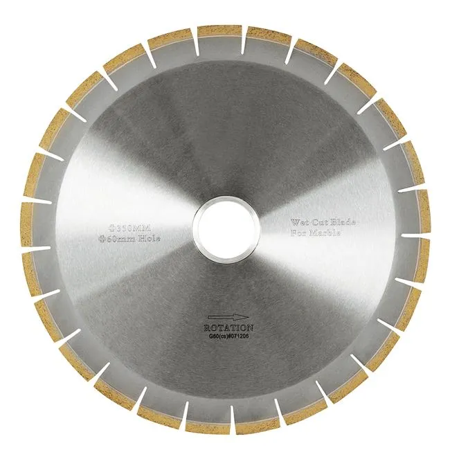 Llafnau Saw Torri Ymyl Marmor