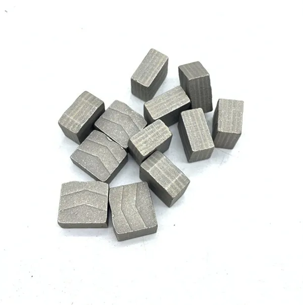 Segment llafn llifio diemwnt cam ar gyfer bloc o wenithfaen