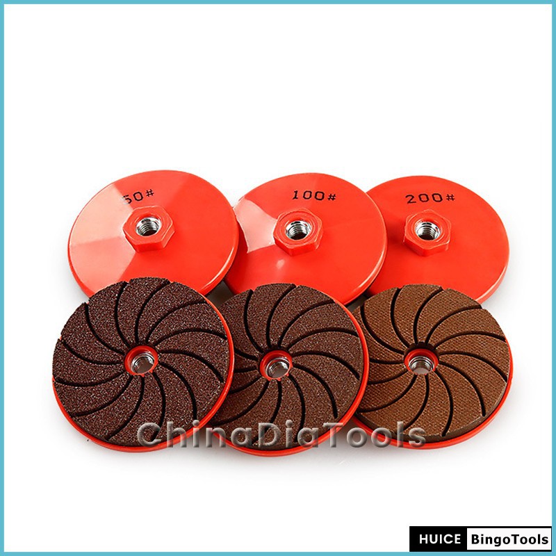 Integral Diamond Polishing Pad For Tile